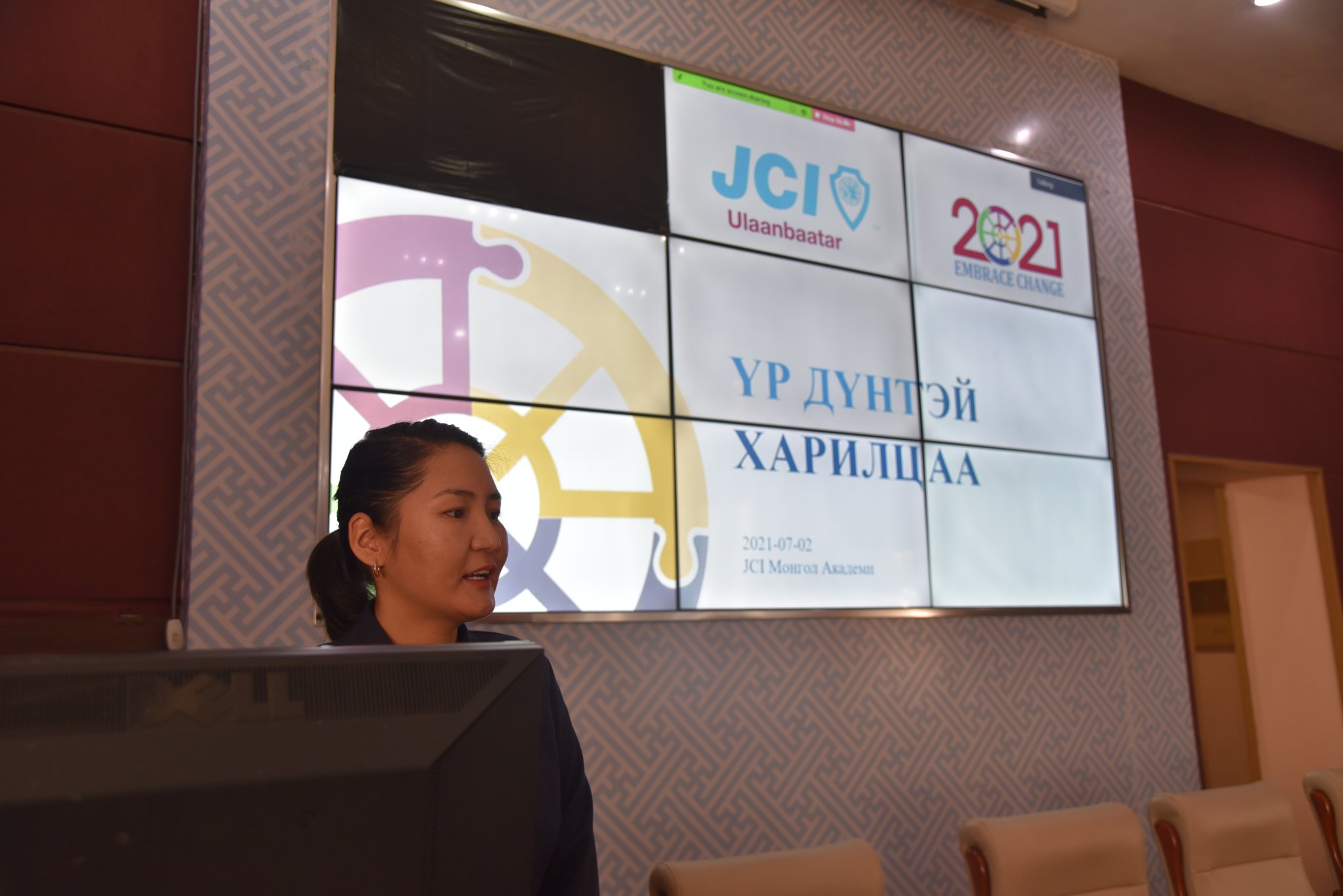 JCI Монгол байгууллагатай хамтран сургалтыг амжилттай зохион байгууллаа